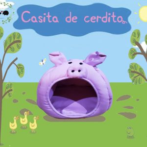 Casita de tela de Cerdo
