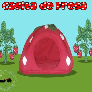 Casita de tela de Fresa