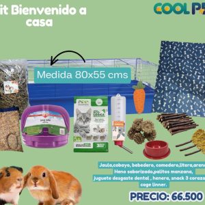 Kit Bienvenido a Casa para Cobayo o Conejo